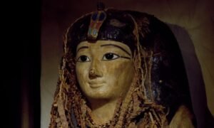 The sarcophagus of Amenhotep I, who ruled Egypt between roughly 1525 and 1504BC