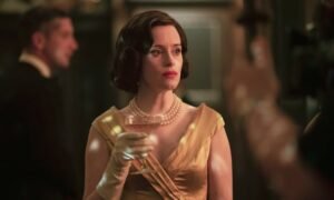 ‘It’s the grimmest thing you can do.’ Claire Foy as the Duchess of Argyll in A Very British Scandal, which airs on BBC One on Boxing Day.