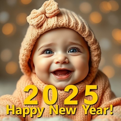 veiw of cute smiling baby