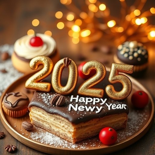 Happy New year cake