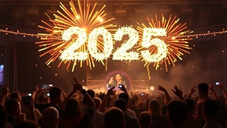 People Celebrating Happy New Year 2025
