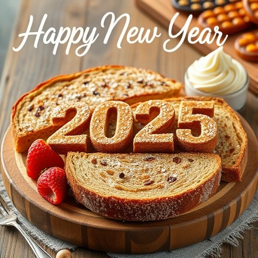 bread slices with butter and berries