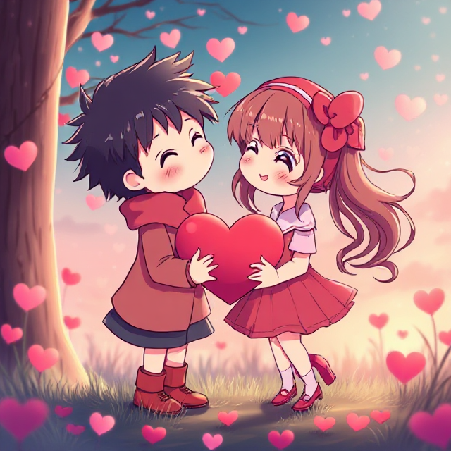 a boy and a girl