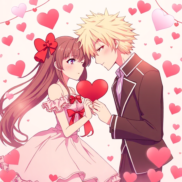 veiw of anime couples
