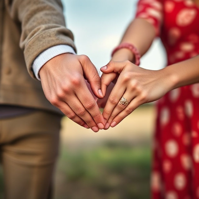 eiw of couples holding hands