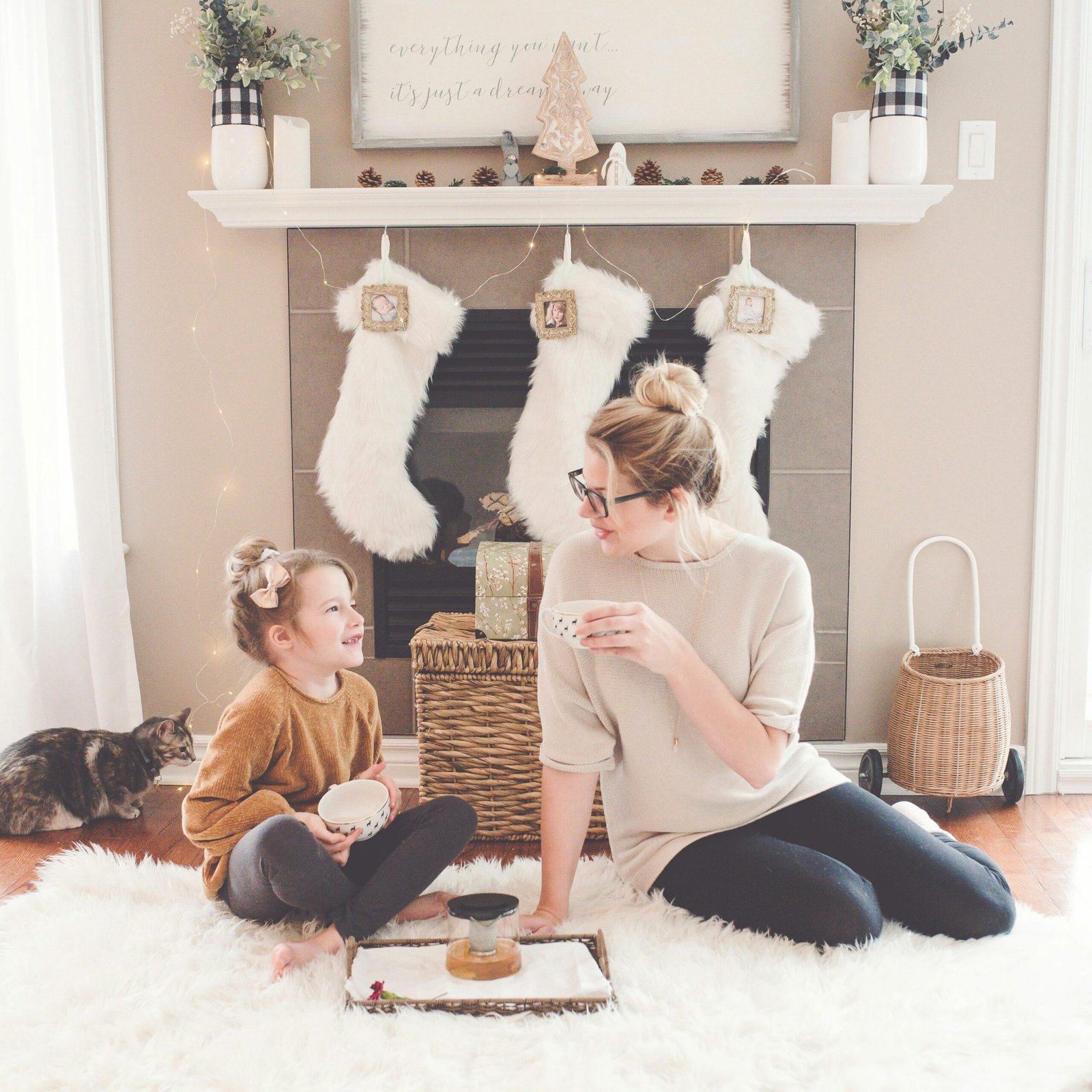 mother and daughter