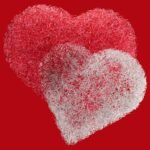 Two heart together