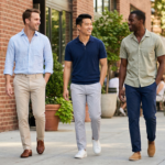 business casual men summer