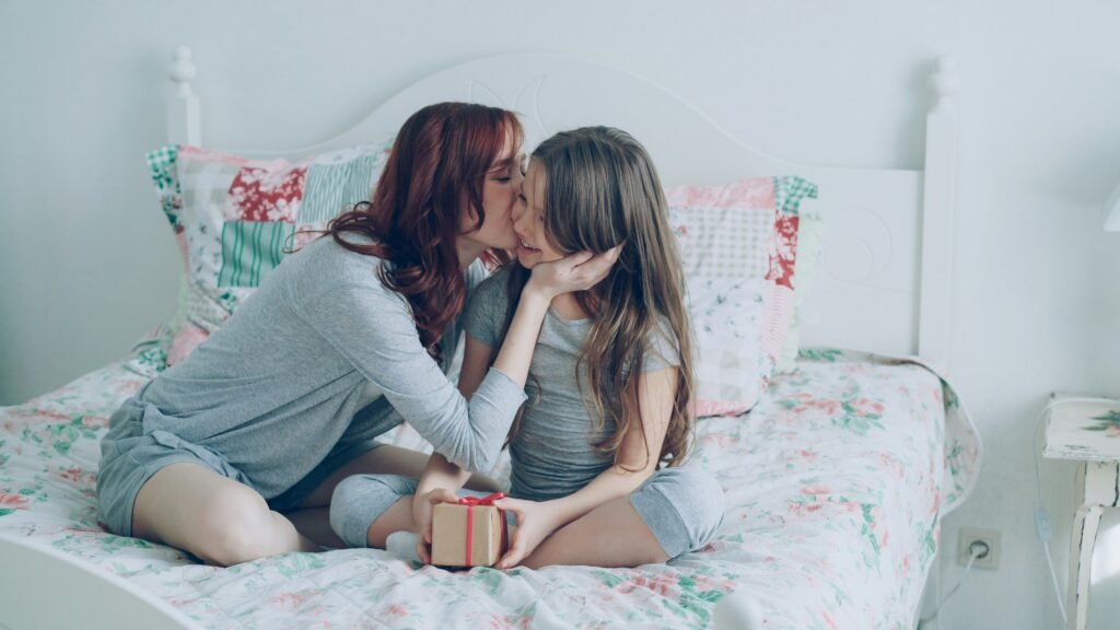 mother and daughter